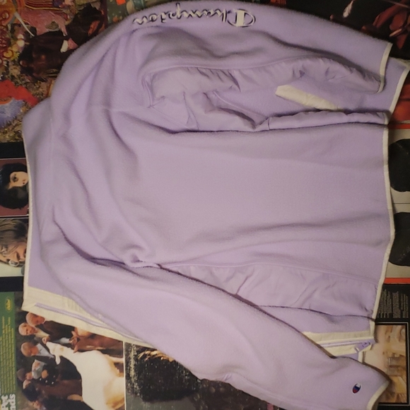 Champion Zip Up Fleece Jacket Size XL - Picture 6 of 6
